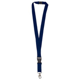 Polyester lanyard 20 mm met gesp en haak