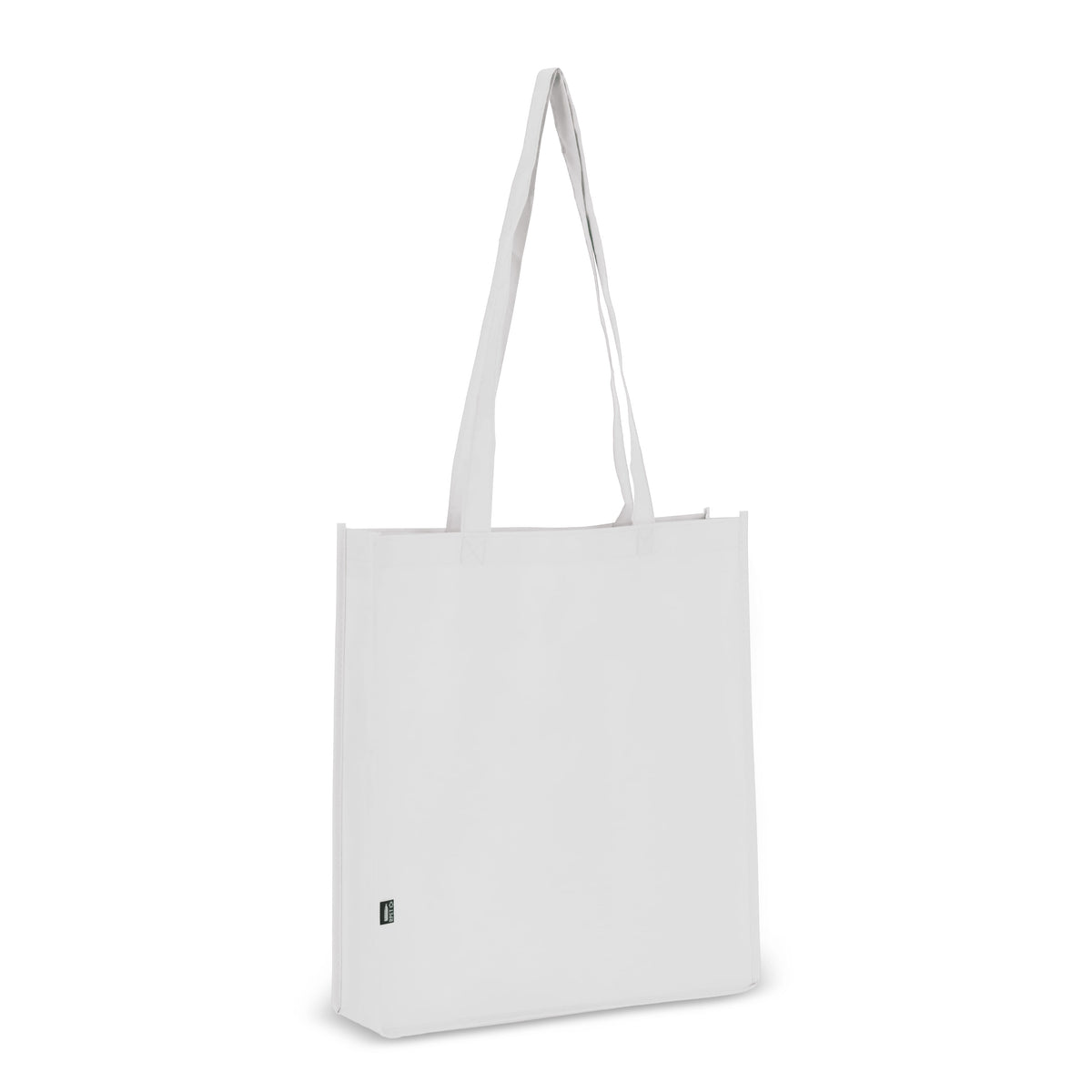 R-PET Draagtas non-woven 38 x 9 x 42cm 75g/m²