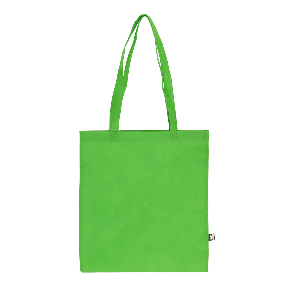 R-PET Draagtas non-woven lange handvatten 38 x 42cm 75g/m²