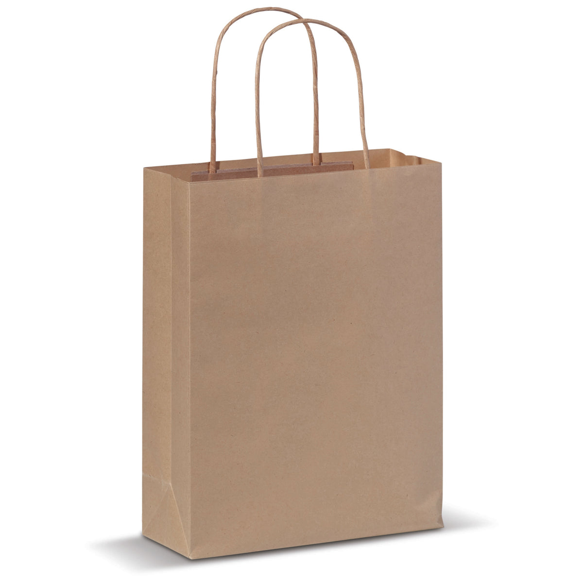 Papieren kraft tas 90g/m² 18x8x22cm