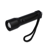 Oplaadbare IPX4-zaklamp van gerecycled aluminium