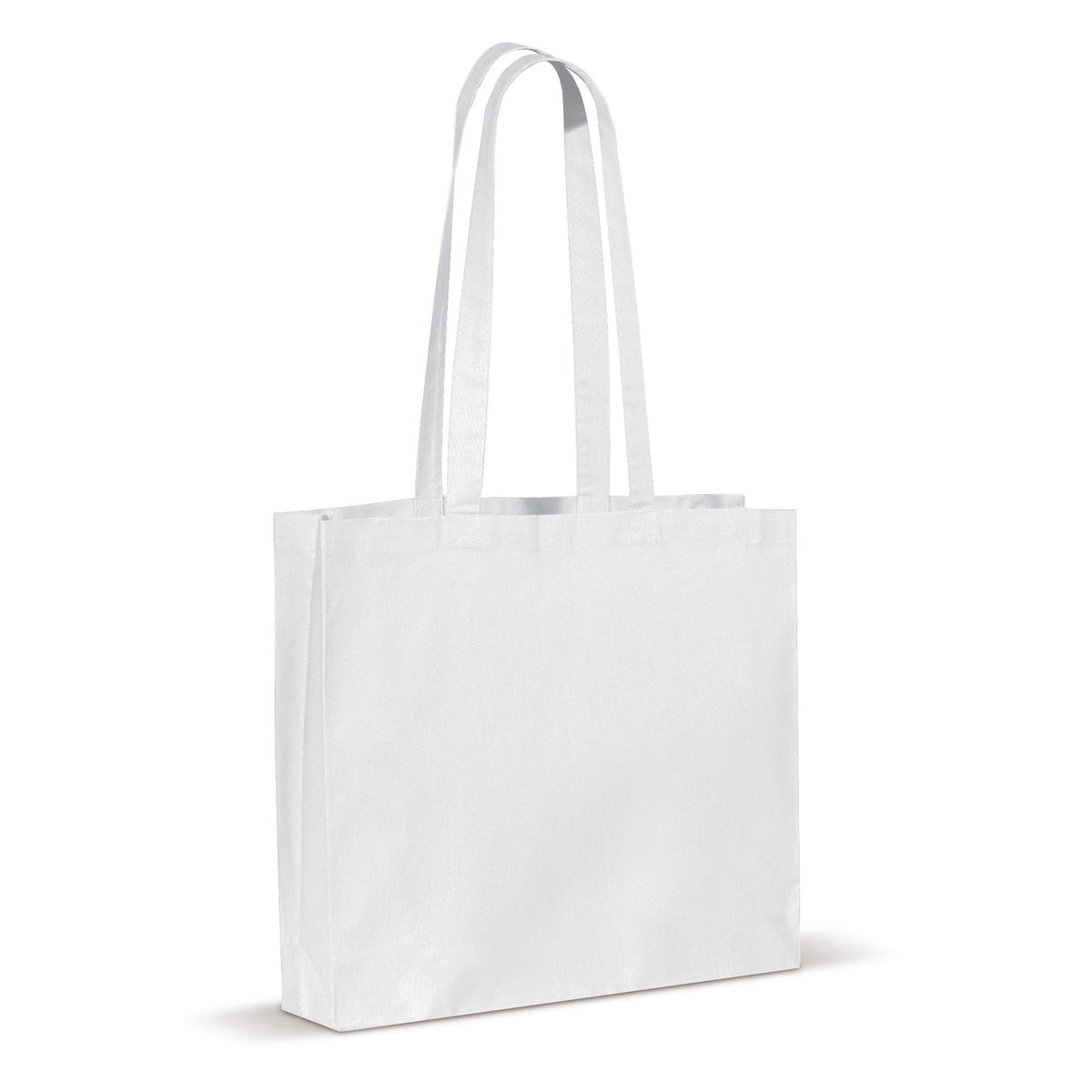 Schoudertas katoen OEKO-TEX® 140g/m² 40x10x35cm