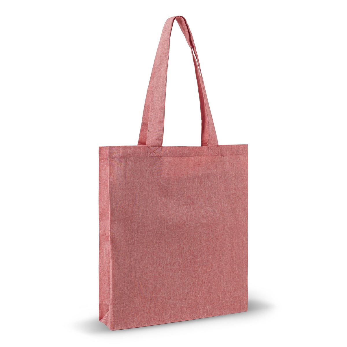 Schoudertas recycled katoen 140g/m² 38x42x10cm