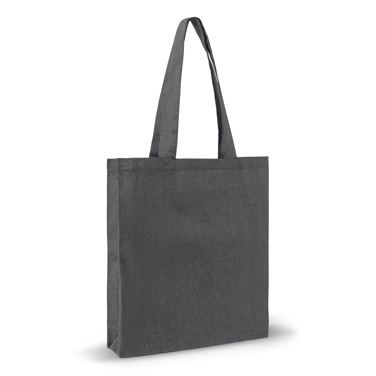 Schoudertas recycled katoen 140g/m² 38x42x10cm