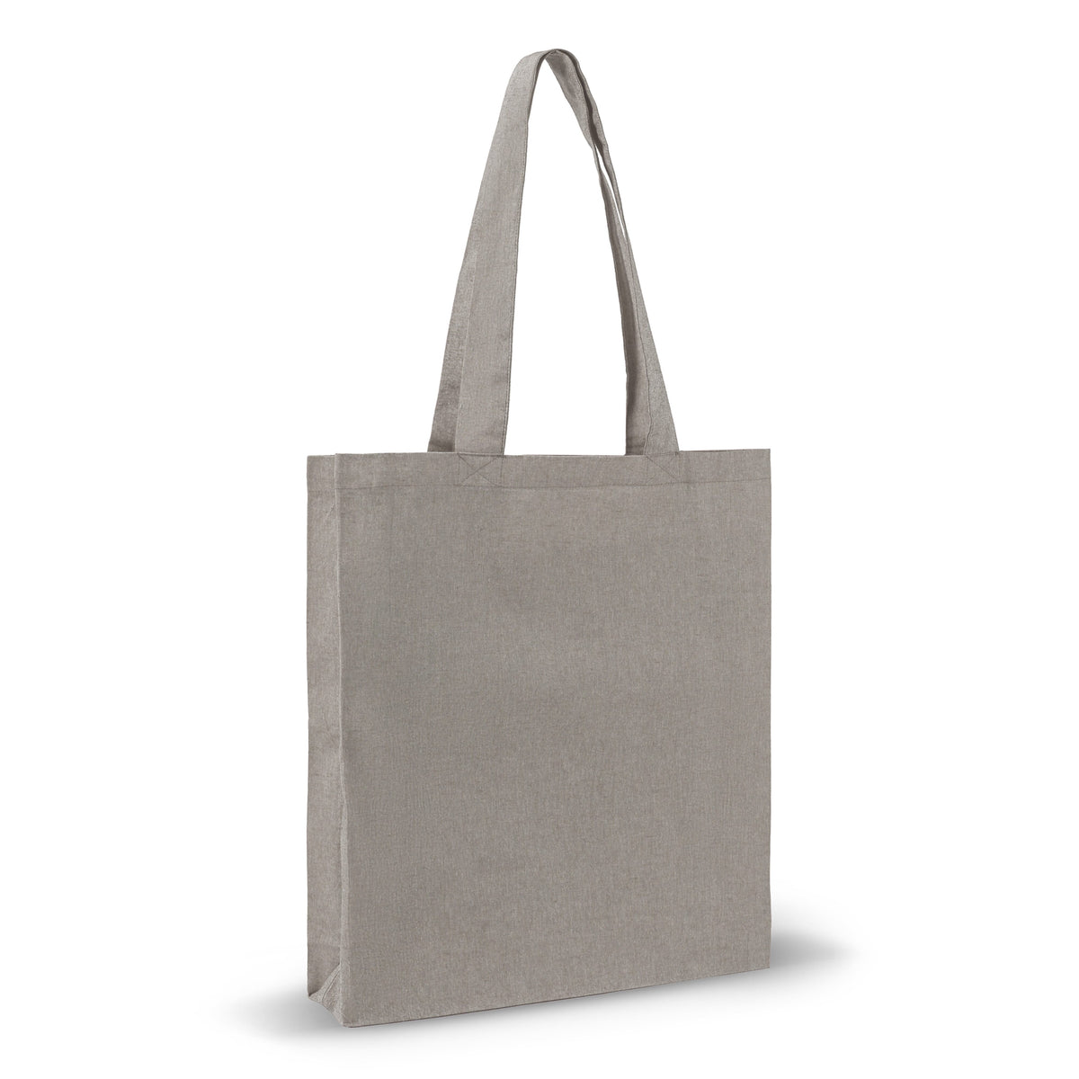 Schoudertas recycled katoen 140g/m² 38x42x10cm