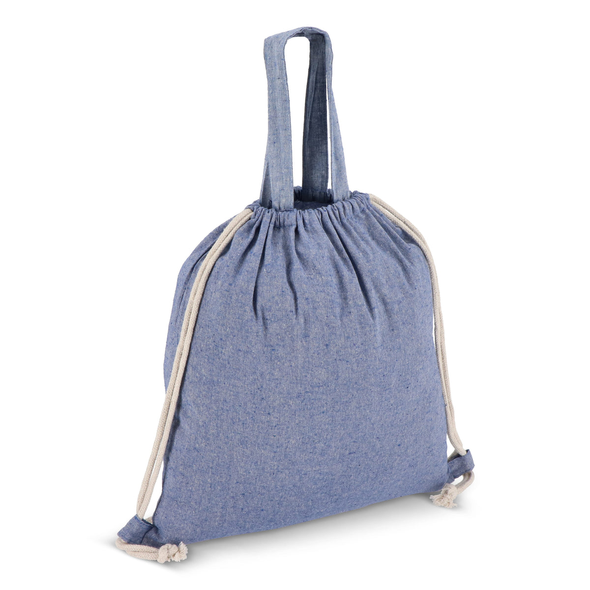 Drawstring rugzak gerecycled katoen 140g/m² 38x42cm