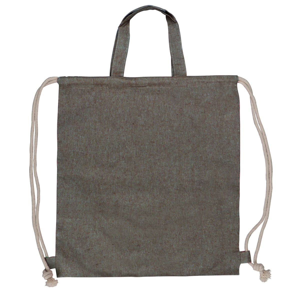 Drawstring rugzak gerecycled katoen 140g/m² 38x42cm