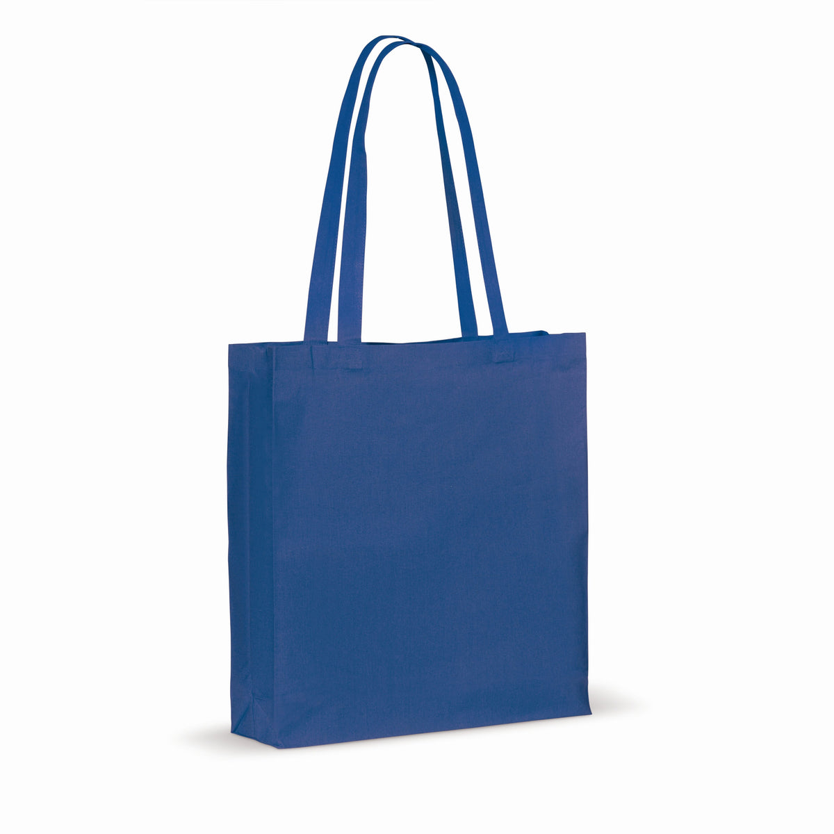 Draagtas gerecycled katoen met bodem 140g/m² 38x10x42cm