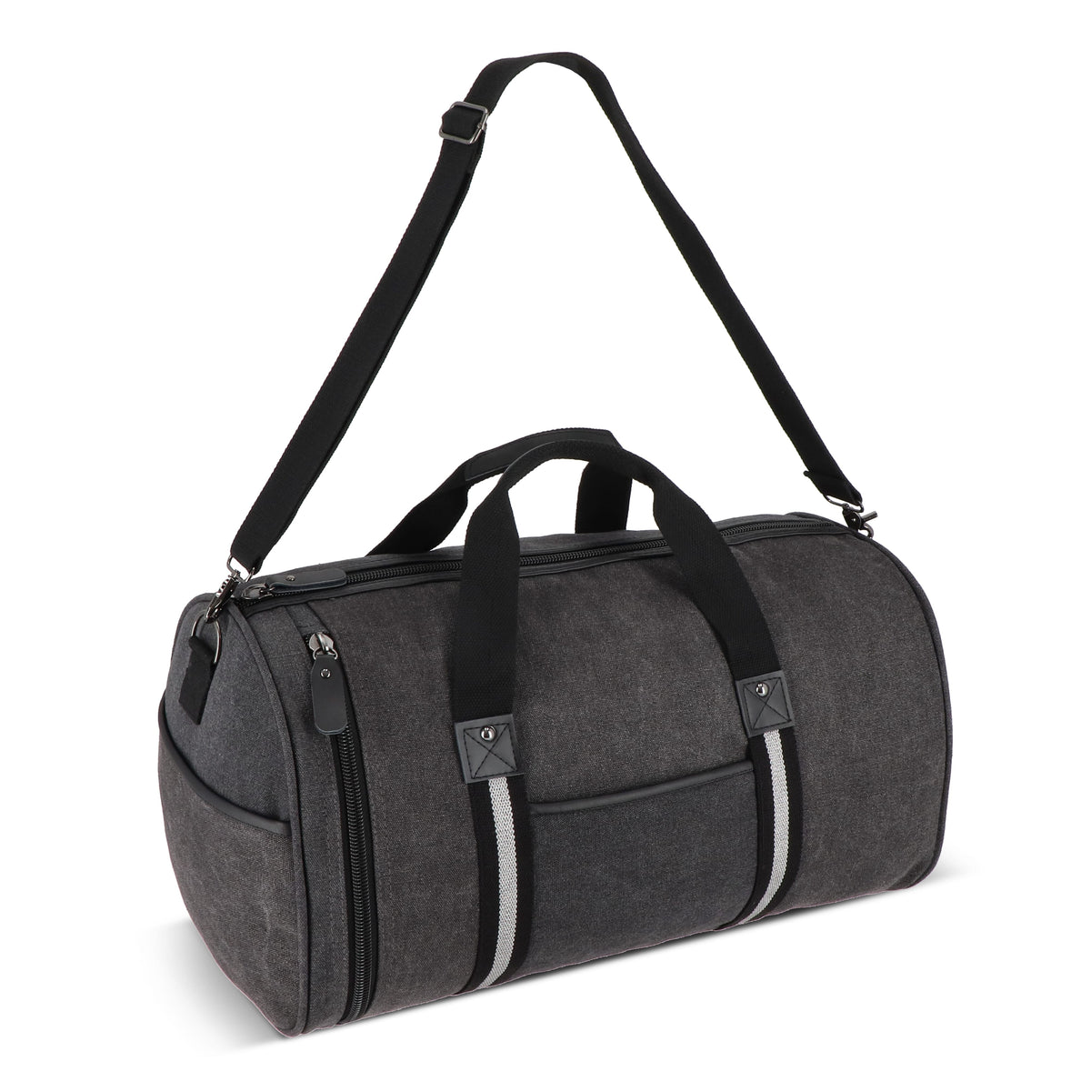 Gerecycled katoenen canvas plunjezak Harper