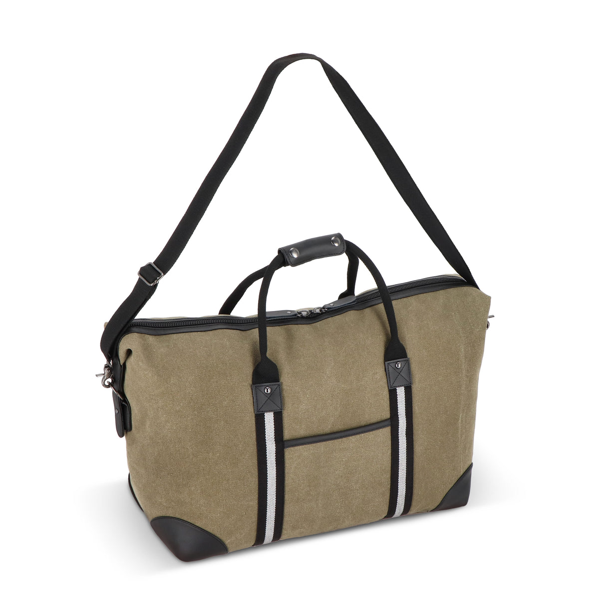 Gerecycled katoenen canvas weekendtas Harper