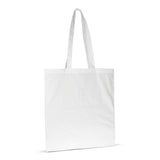 Schoudertas biologisch katoen kleur lang 140g/m² 38x42 cm