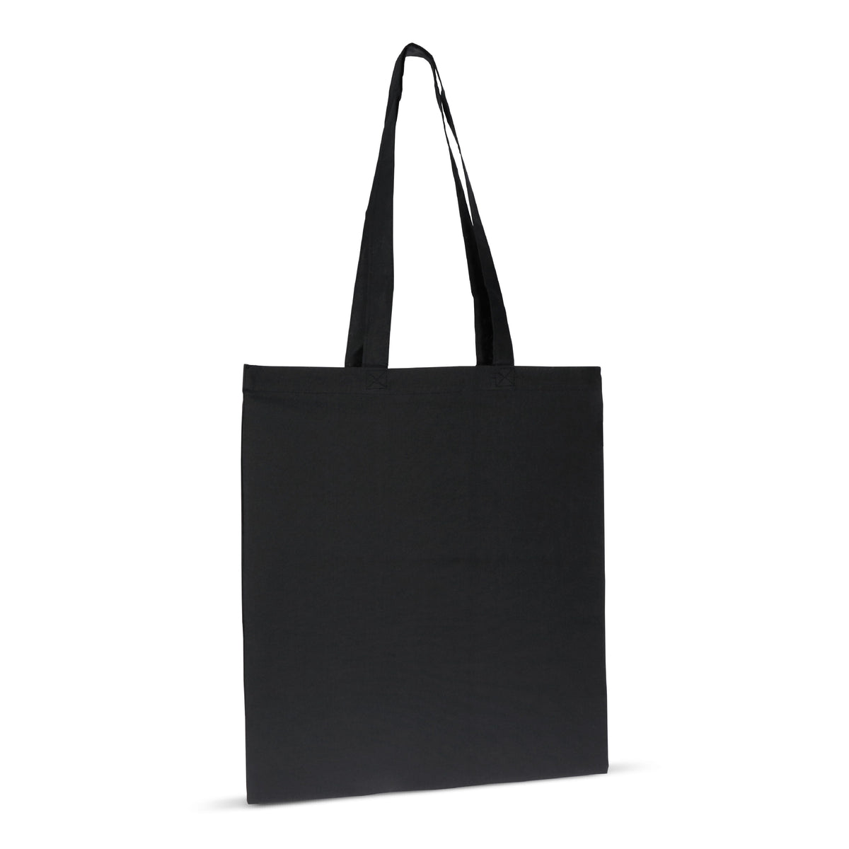 Schoudertas biologisch katoen kleur lang 140g/m² 38x42 cm