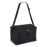 600D gerecycled PET koeltas voor 6 blikjes 25 x 14.5 x 15.5 cm 5 L