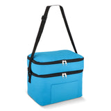 R-PET 600D koeltas met dubbele compartimenten, 30 x 20 x 24 cm, 12L