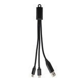 2-in-1 Oplaadkabel USB-A/C naar USB-C & Lightning Aluminium