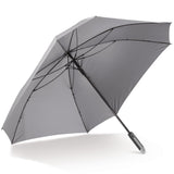 Deluxe 27” vierkante paraplu auto open