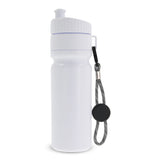 Sportbidon met rand en koord 750ml