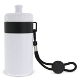 Sportbidon met rand en koord 500ml