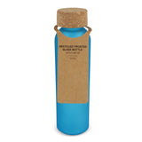 Matglazen gerecycled fles met kurken dop 500ml