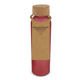 Matglazen gerecycled fles met kurken dop 500ml